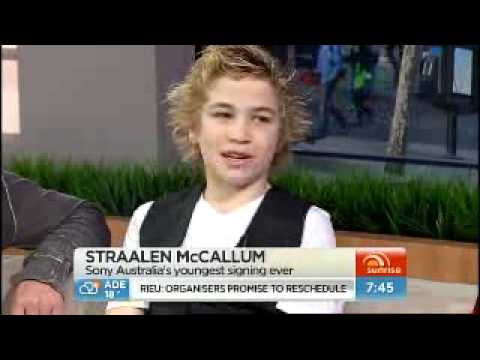 Sony Sign 12 yr old Straalen!! - The Youngest Singer EVER signed by Sony Australia!