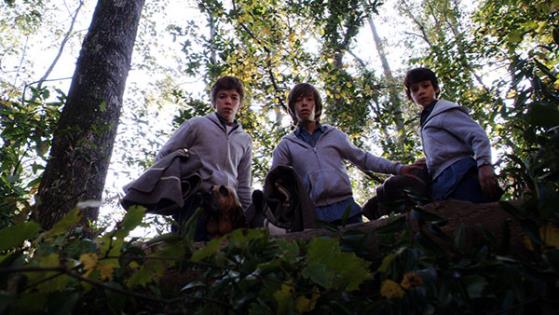 Uriah Shelton,Jimmy Bennett and Gabriel Basso in Alabama Moon