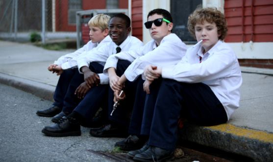 Funeral Kings Cast : David (Jordan Puzzo), Felix (Charles Kwame Odei), Alex (Dylan Hartigan) and Charlie (Alex Maizus)