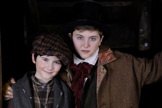 Oliver (Phineas Peters) & The Artful Dodger (Noah Parets)