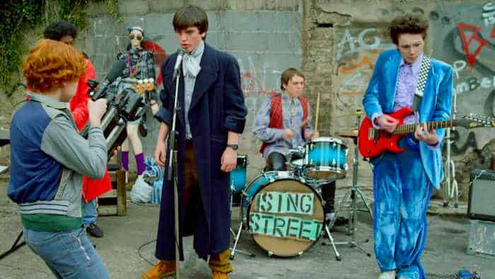 Sing Street Recording their first music video