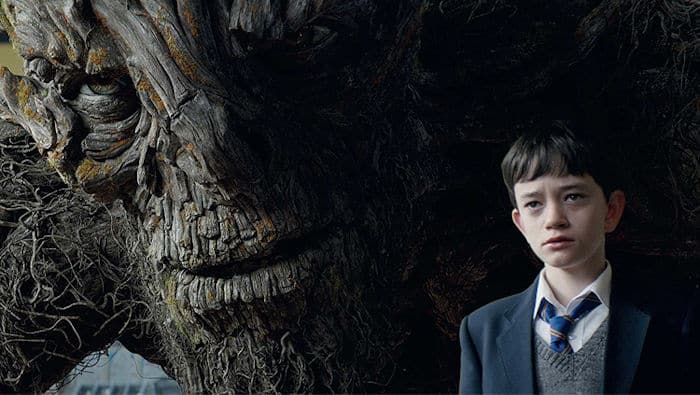 Conor (Lewis MacDougall) and the monster